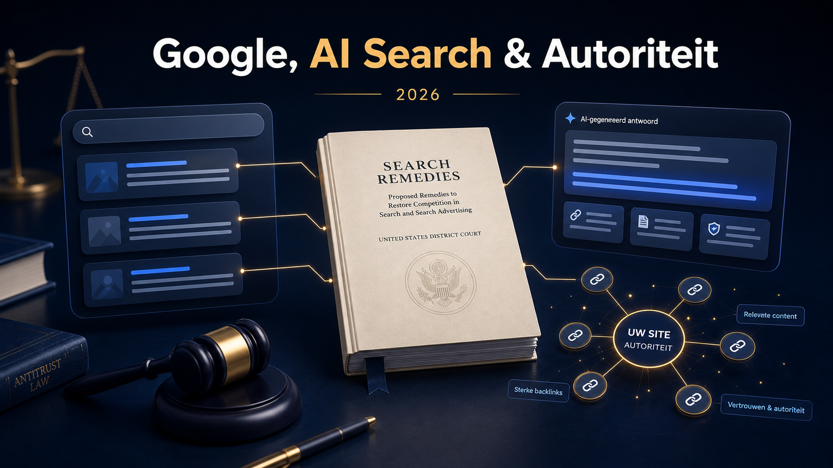 Google antitrust, AI Search en autoriteit in linkbuilding